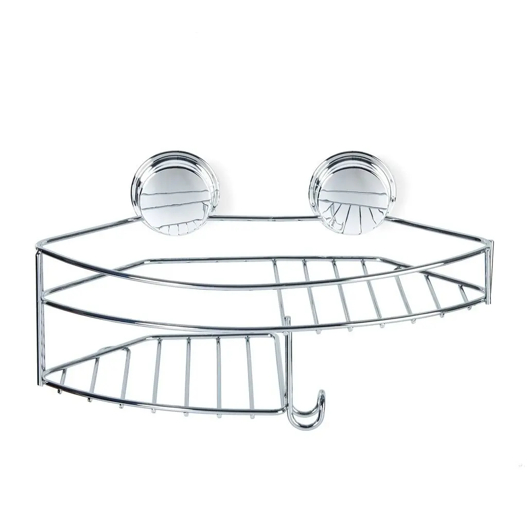 Better Living Kroma Stick N Lock Combo Shower Basket - Chrome