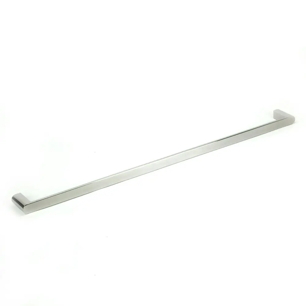 Vale Fluid 900mm Single Towel Rail - Polished Stainless Steel