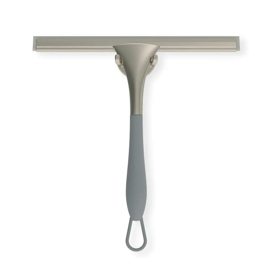 Better Living Soft Grip Shower Squeegee - Grey/Nickel