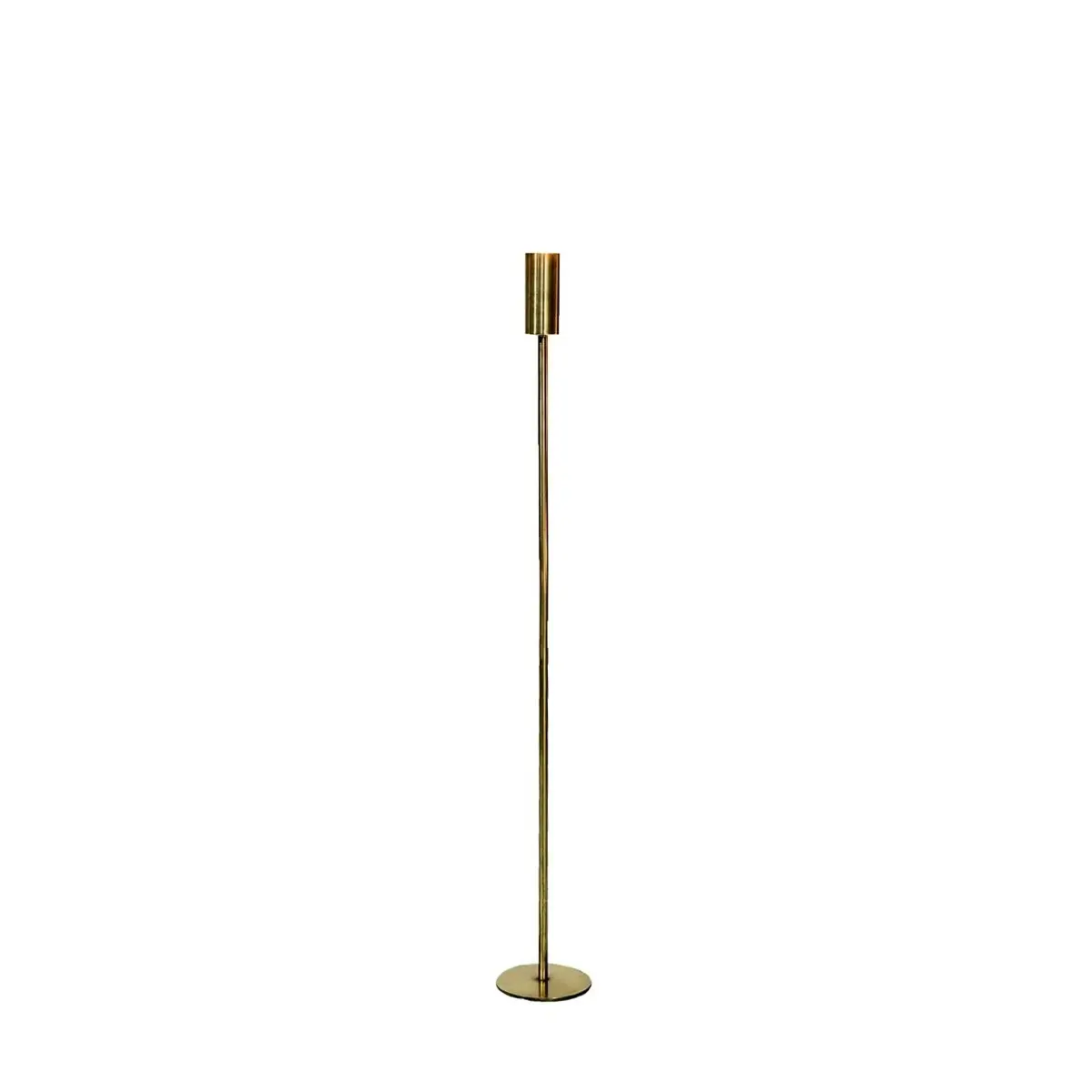 SSH Collection Ava 90cm Tall Single Candle Stand - Brass