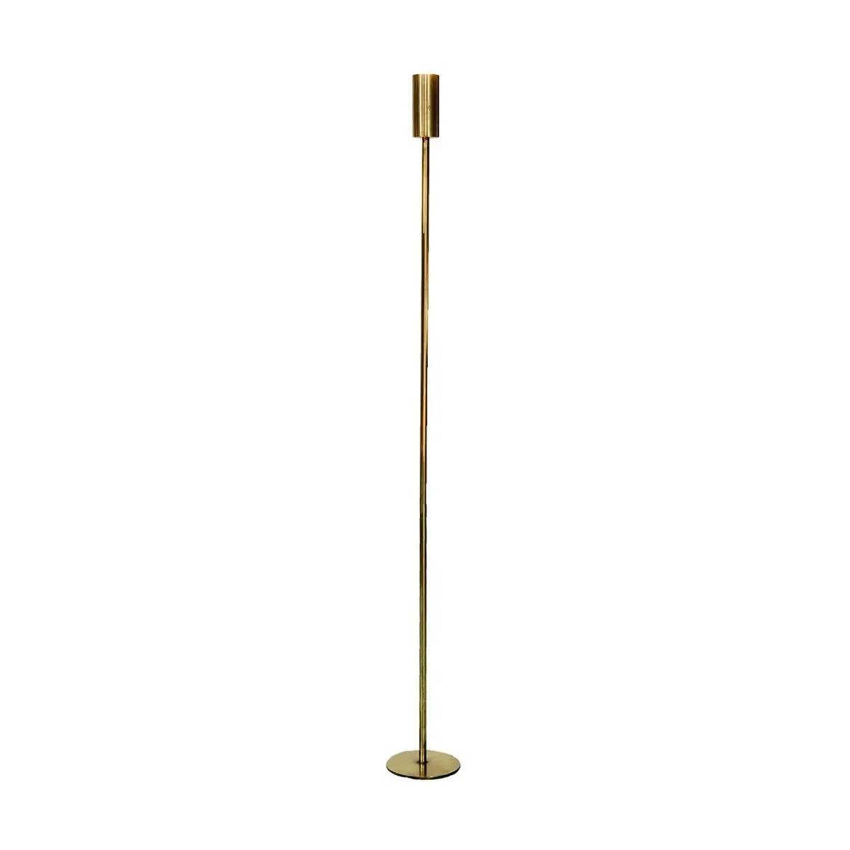 SSH Collection Ava 110cm Tall Single Candle Stand - Brass