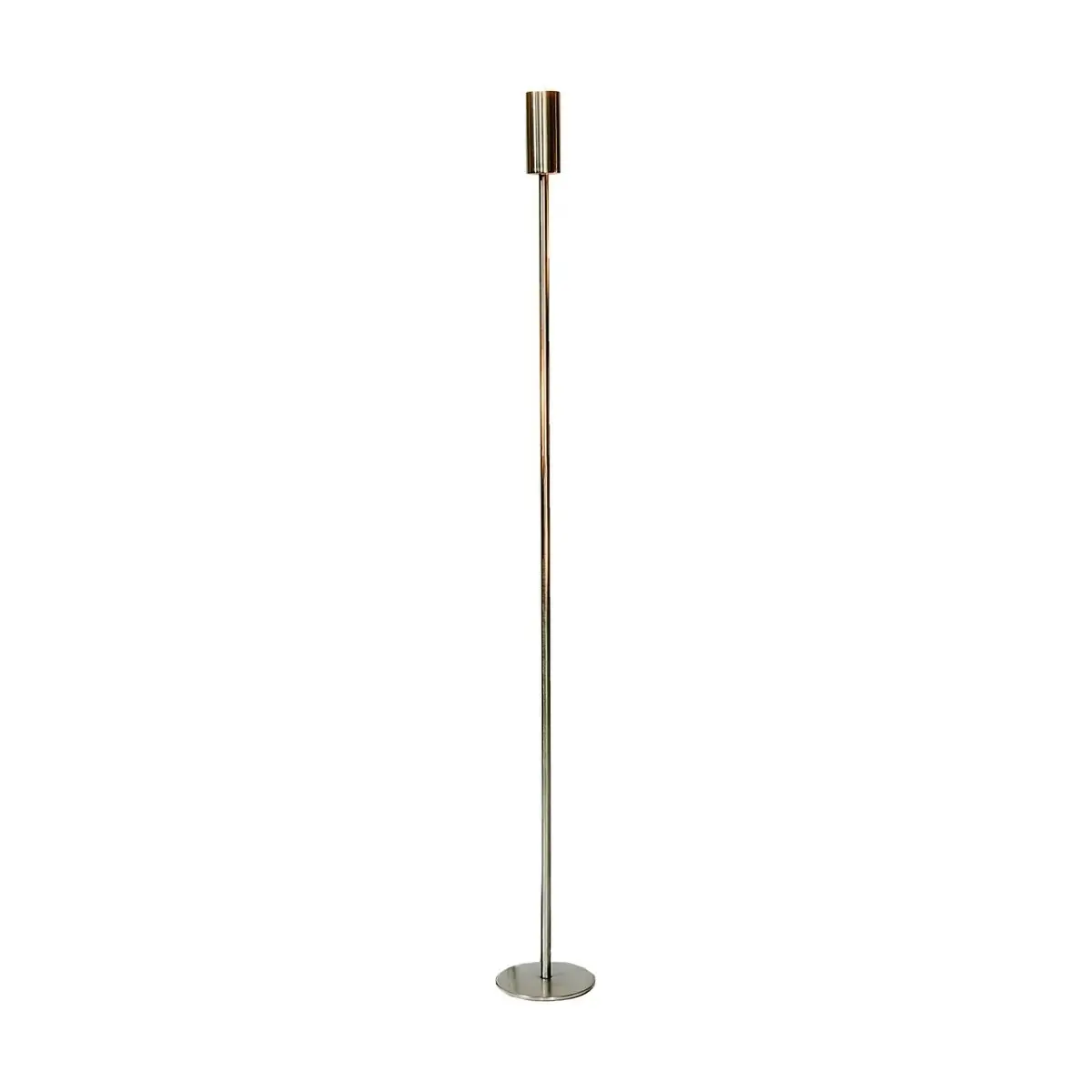 SSH Collection Ava 110cm Tall Single Candle Stand - Nickel