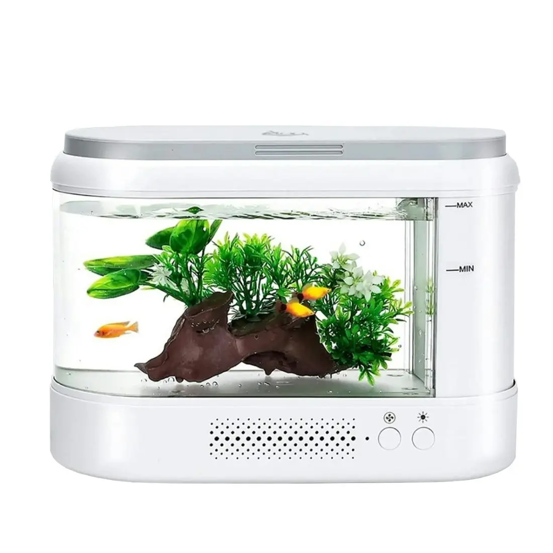 Hygger Small 6. 8 Litre Betta Fish Tank with LED Light