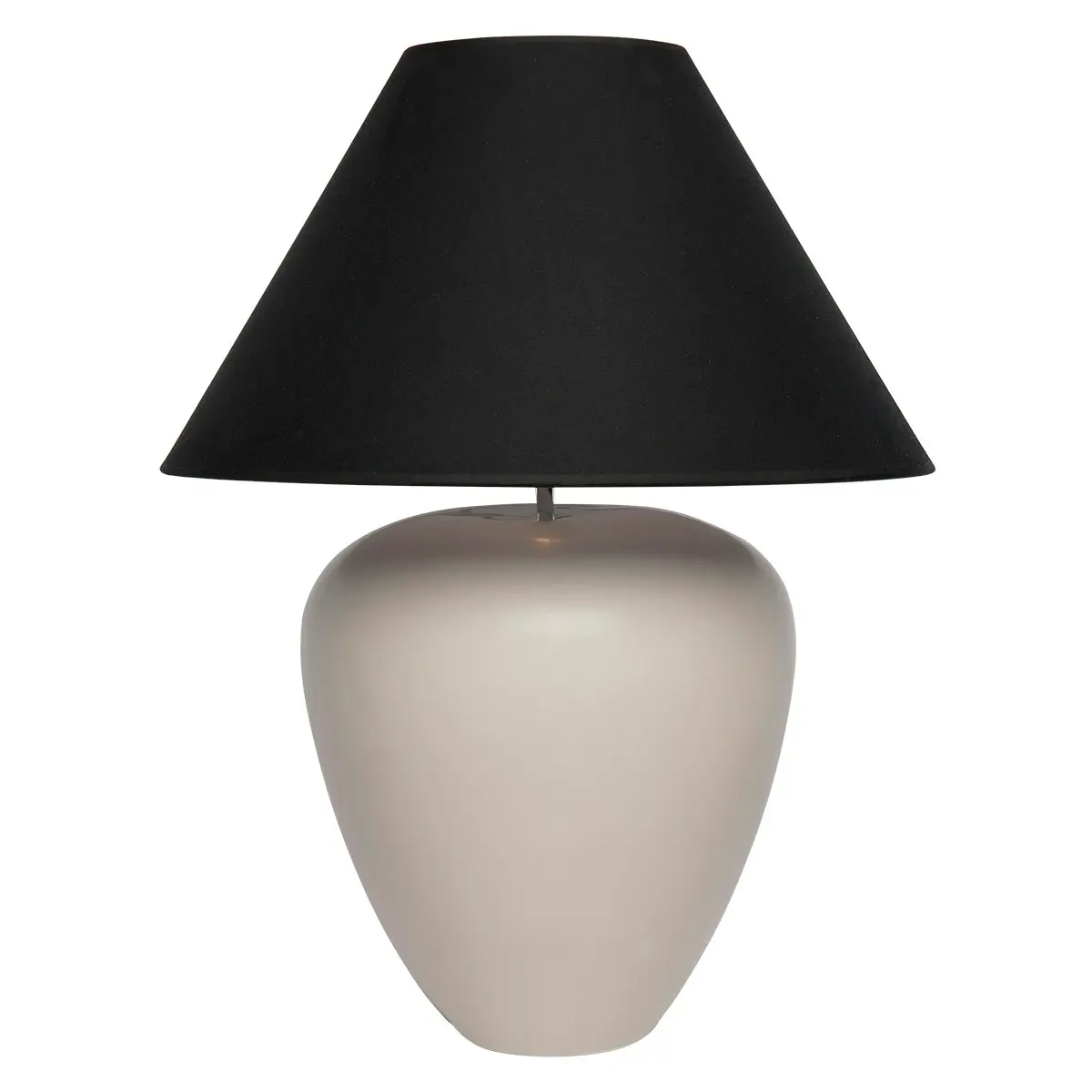 Cafe Lighting Picasso Table Lamp - Natural with Black Shade