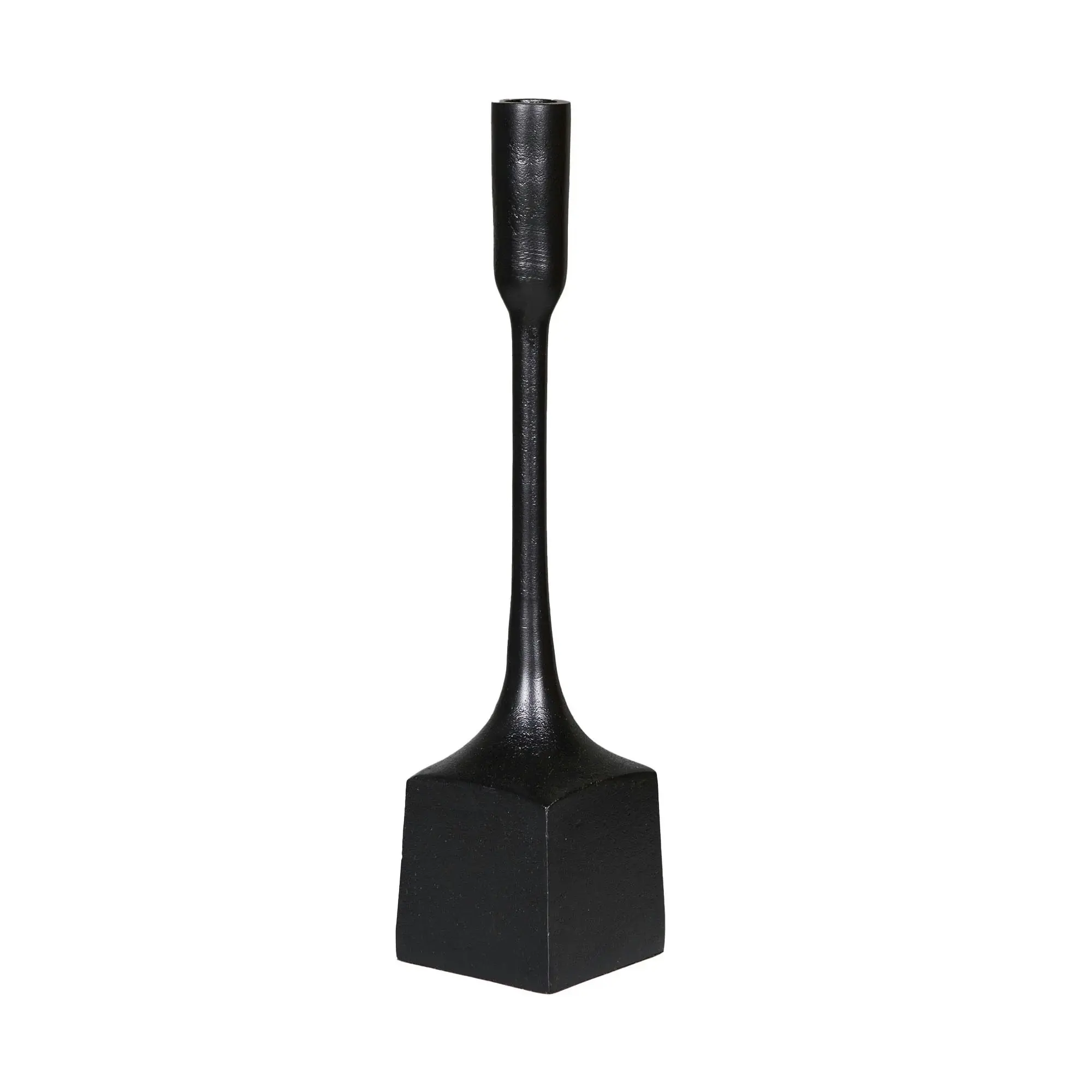 SSH Collection Samuel 39cm Tall Candle Stand - Black