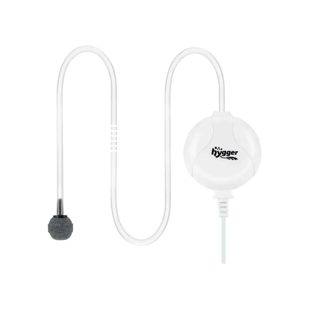 Hygger Mini Quiet Air Pump 1. 5 watt - White