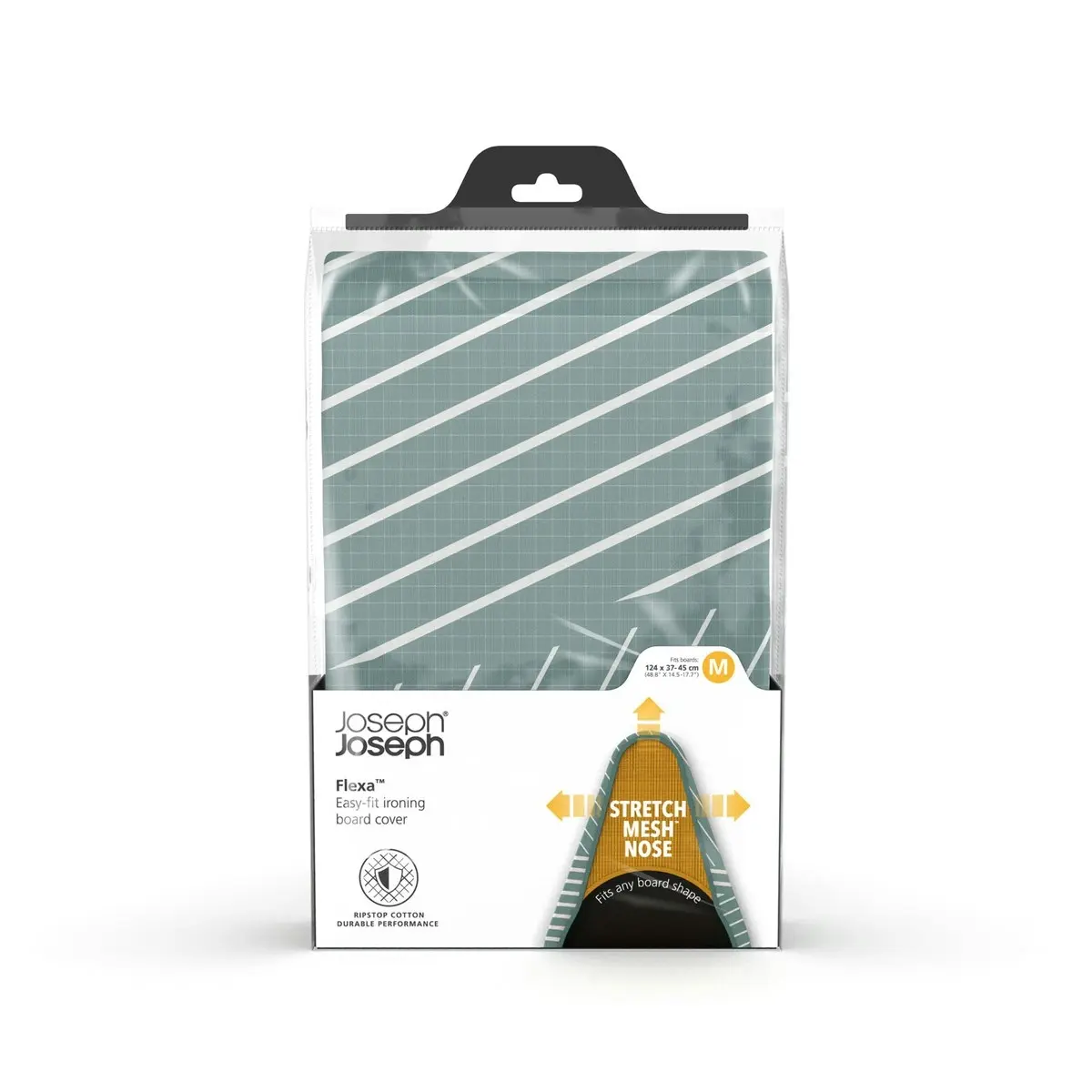 Replacement Cover for Joseph Joseph Flexa 124cm Easy-Fit Ironing Board - Linear Grey