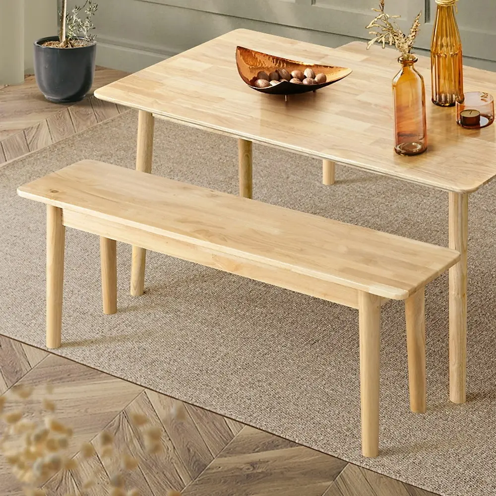 Furb 140cm Dinging Bench Seat Kitchen Bench Stool Chair Oak