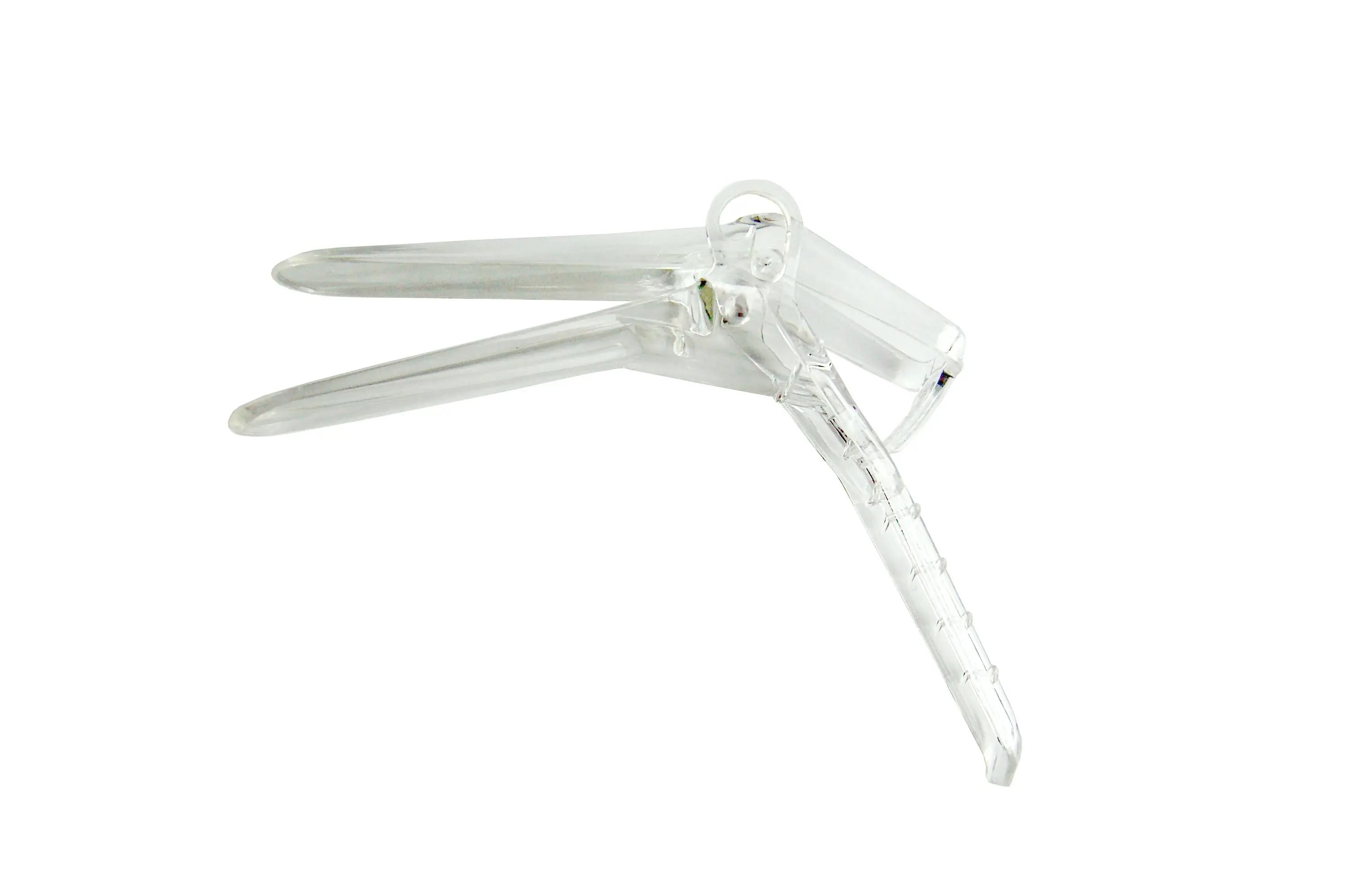 Lincon Vaginal Speculum, Duckbill, Ratchet Action, Recyclable Plastic, Sterile, Clear, Medium, 240 Pieces/Carton