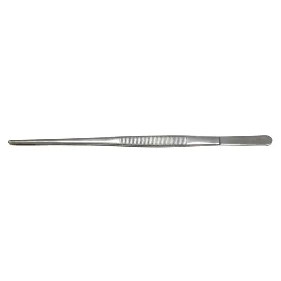 Livingstone Dressing Thumb Forceps 30cm 105 Grams Blunt Points Stainless Steel