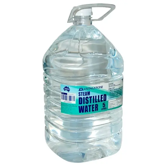 Livingstone Distilled Demineralised Water, 5 Litres, Each