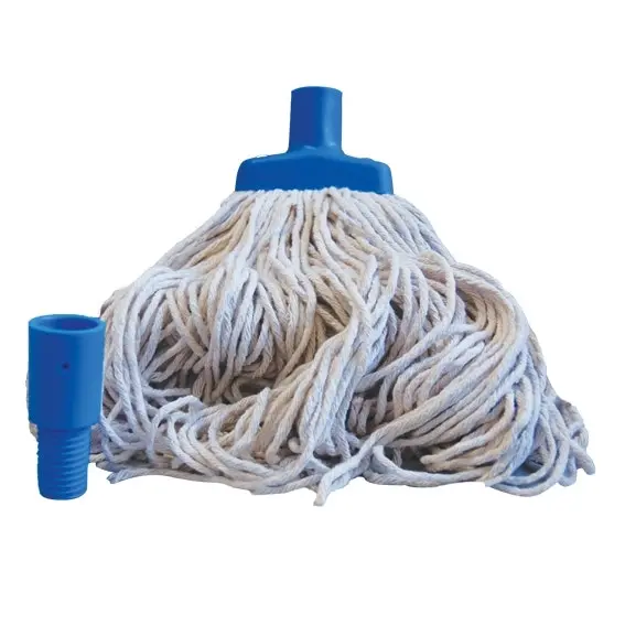 Livingstone Contractor Cotton Yarn Mop Head 450g, 22mm Screw Type Raw White