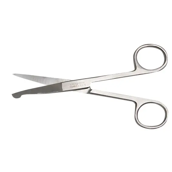 Livingstone Nurses Surgical Dissecting Scissors 13cm Sharp/Probe Straight Stainless Steel