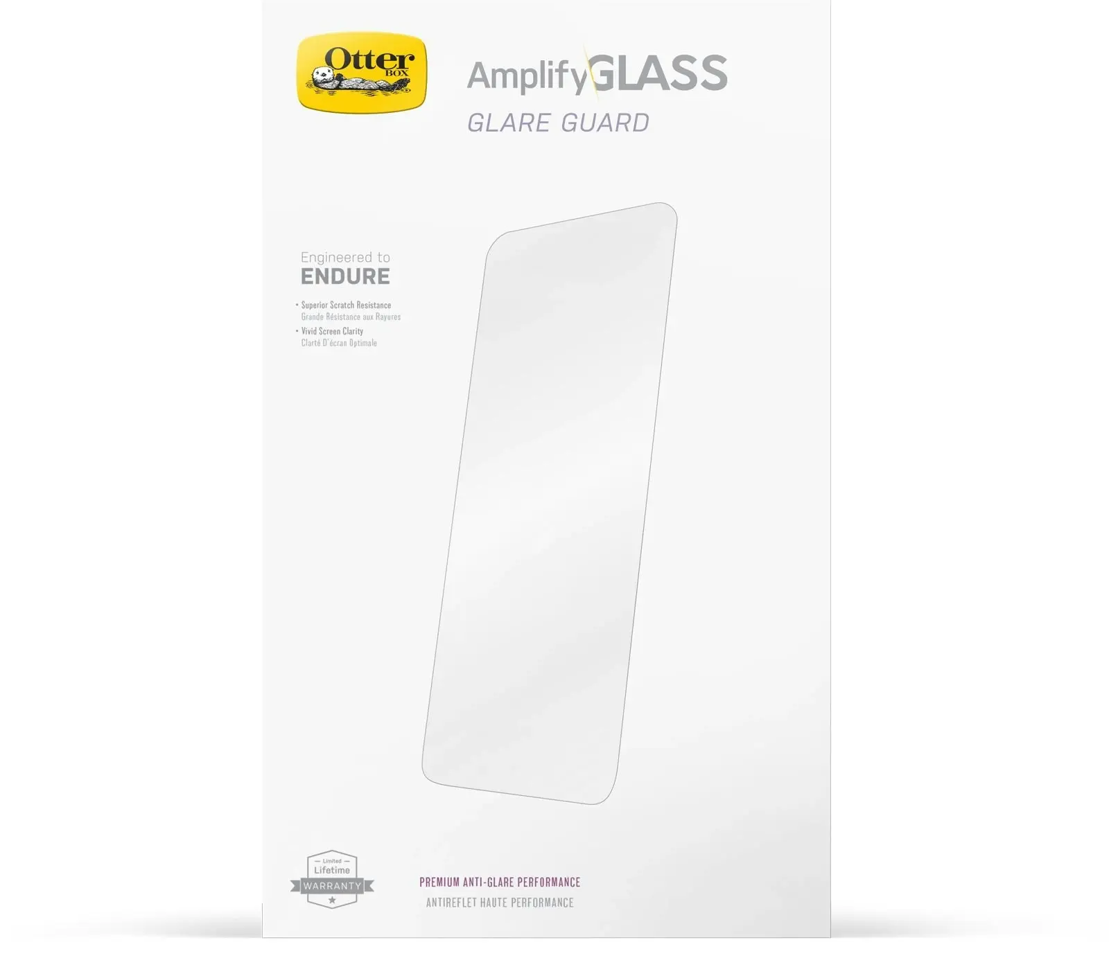 OTTERBOX Apple iPhone 13 Pro Max Trusted Glass Screen Protector - Clear ( 77-85980 ), Smudge resistant, Drop protection