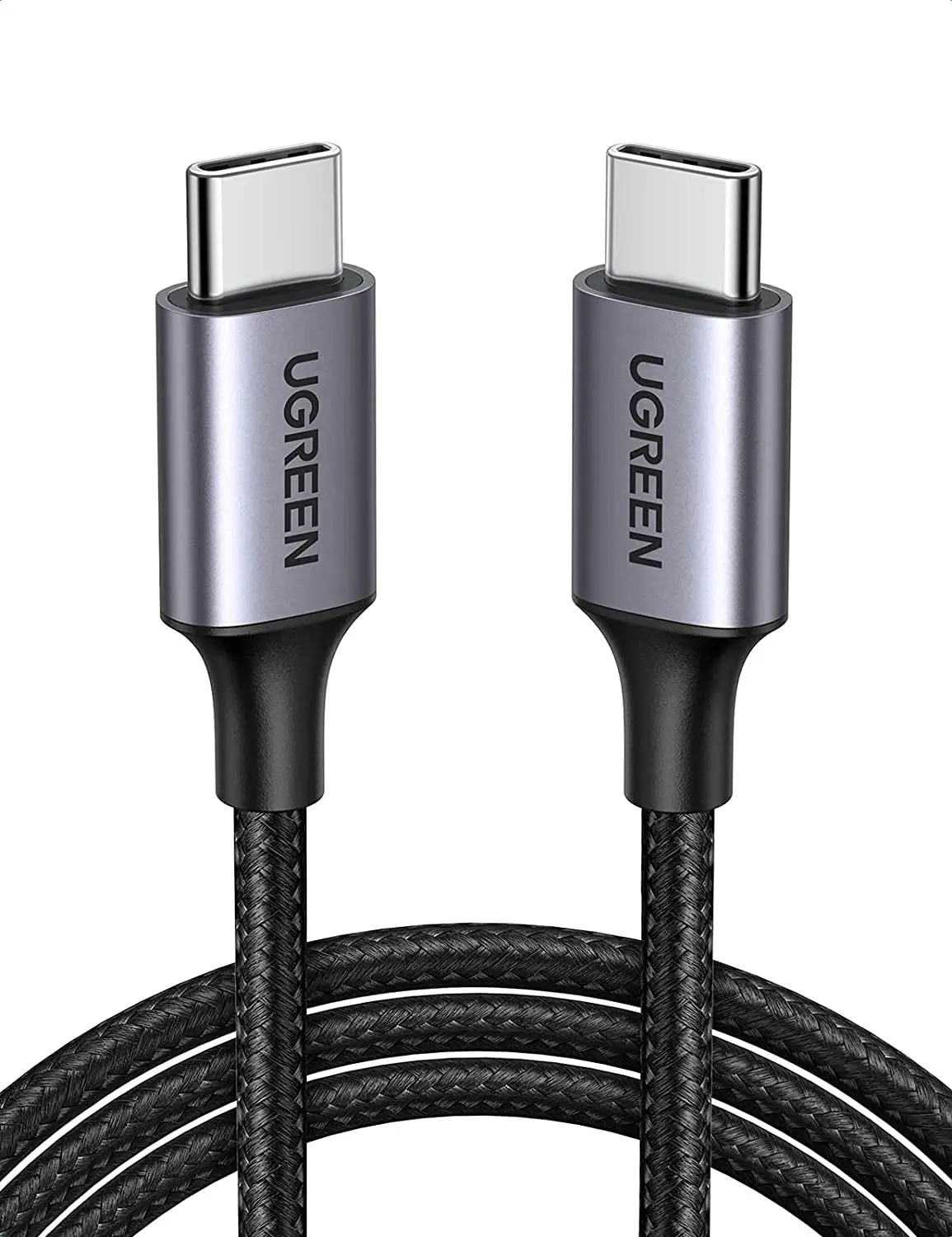 UGREEN 50150 USB-C Male to Male 60W PD Fast Charging Cable 1M