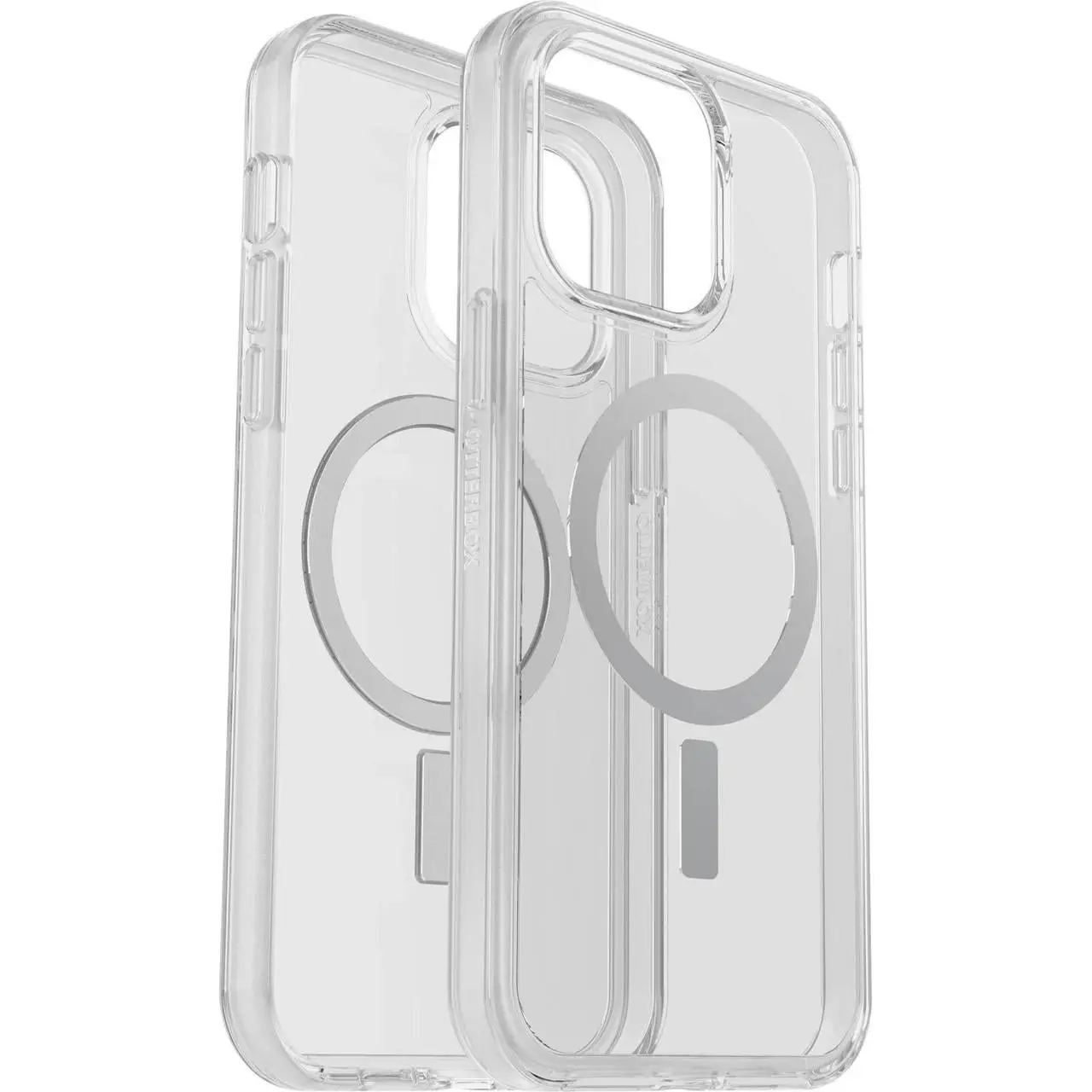 OTTERBOX Apple iPhone 14 Pro Max Symmetry Series+ Clear Antimicrobial Case for MagSafe - Clear (77-89263), 3X Military Drop Protection