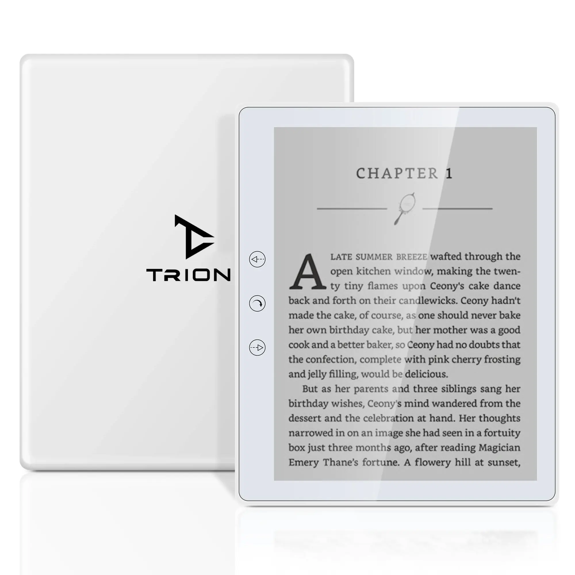 Trion Nex Ebook-Reader - 6" E-Ink Touchscreen, Quad-Core, 32GB Storage, Android 8.1 - White