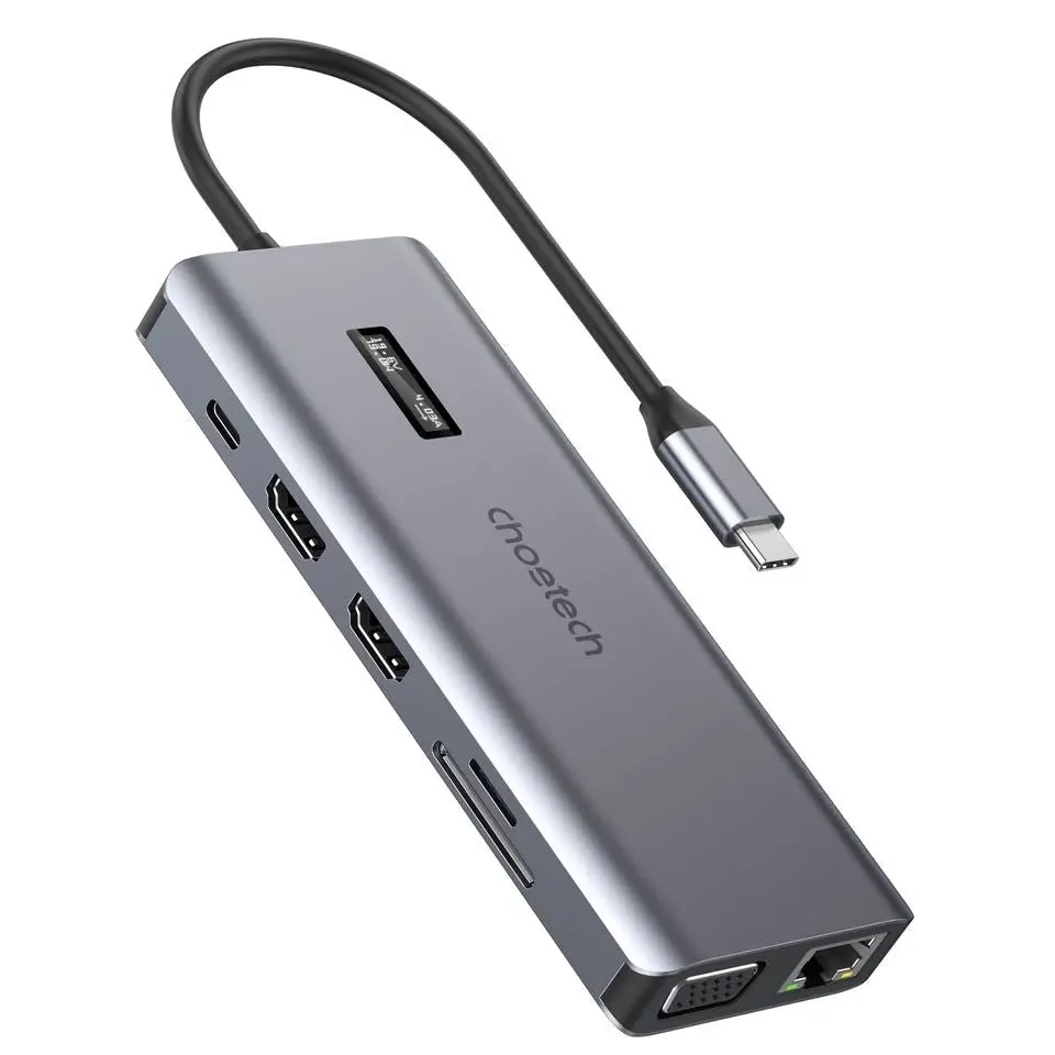 CHOETECH HUB-M26 12-in-1 USB-C Multiport Adapter