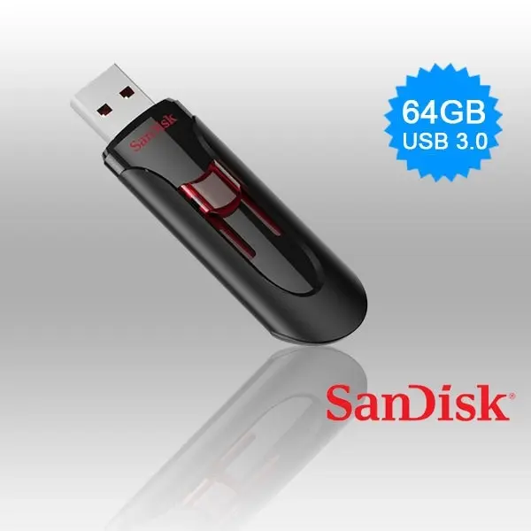 Sandisk Sdcz600 064g 64gb Cz600 Cruzer Glide Usb 3.0 Version