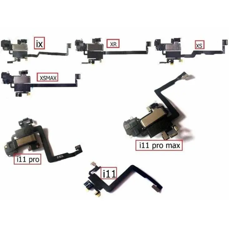 Earpiece Speaker with Proximity Sensor Flex Cable for iPhone 12 11 X XS 8 7 6s +