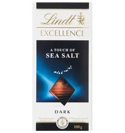 Lindt Excellence Dark Sea Salt 100g x 10