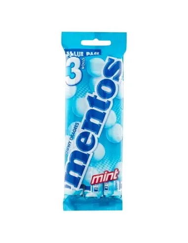 Mentos Mint Multipack 37.5g 3 Pack x 20