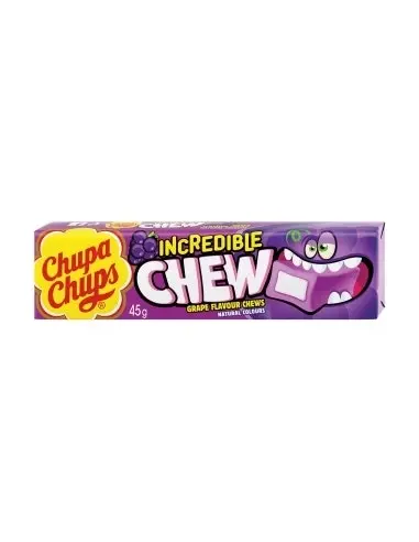 Chupa Chups Incredible Chew Grape 45g x 20