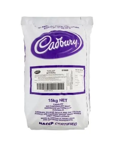 Cadbury Buttons Dark Tuscany 15kg x 1