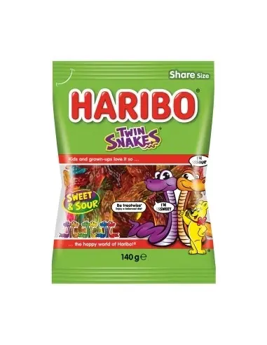 Haribo Twin Snakes 140g x 14