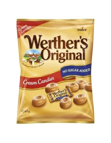 Werthers Original Sugar Free Lozenges 60g x 12