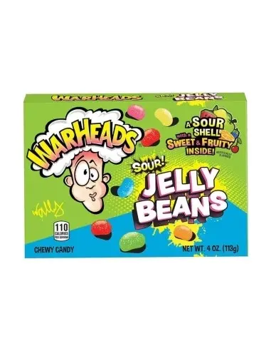 Warheads Sour Jelly Beans 99g x 12