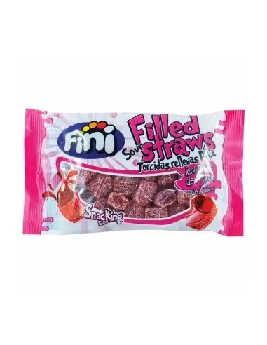 Fini Sour Filled Straws 50g x 18