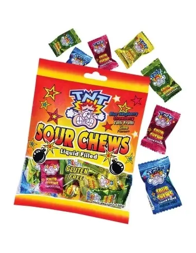 TNT Sour Chew Bag 150g x 12