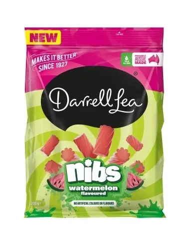 Darrell Lea Nibs Watermelon 200g x 12