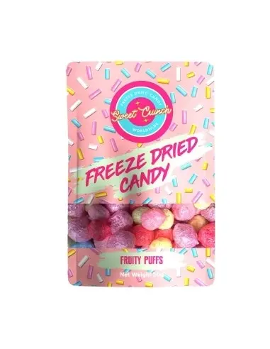 Sweet Crunch Freeze Dried Candy Fruity Puffs 50g x 10