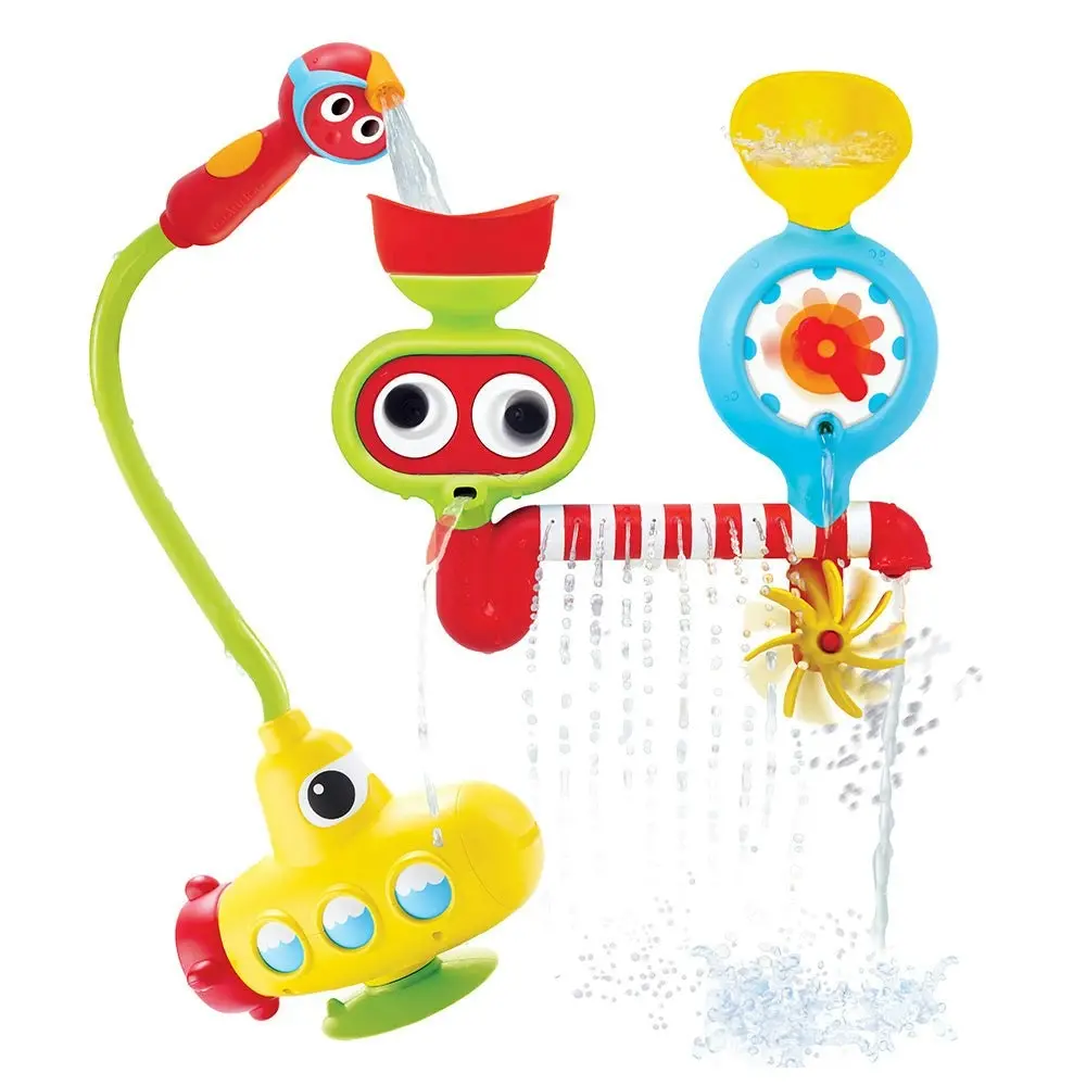 Yookidoo Easy Grip Battery Operated Submarine Spray Station Baby Kids Bath Toy