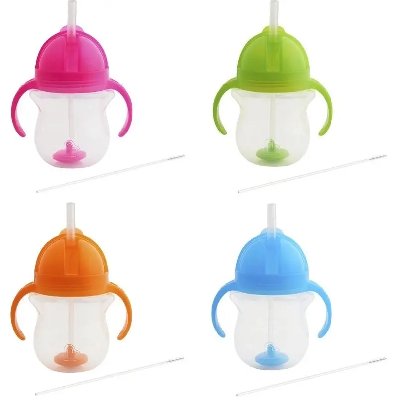 Munchkin Toddler Click Lock Straw Flexi Sippy Cup Randomly Selected With Easy Handle