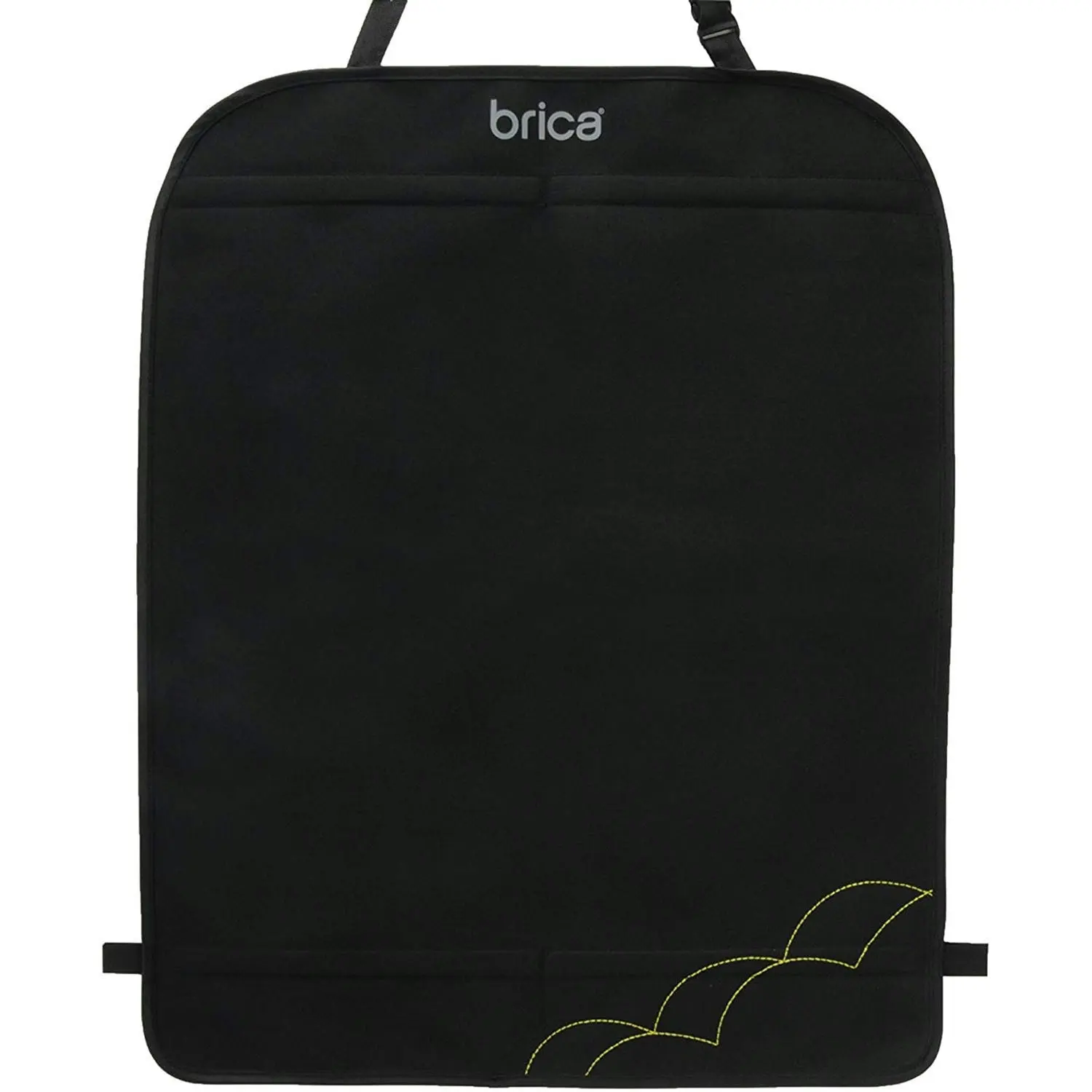 Brica Car Auto Baby Seat Back Protector Cover Children Kids Kick - Mat Black