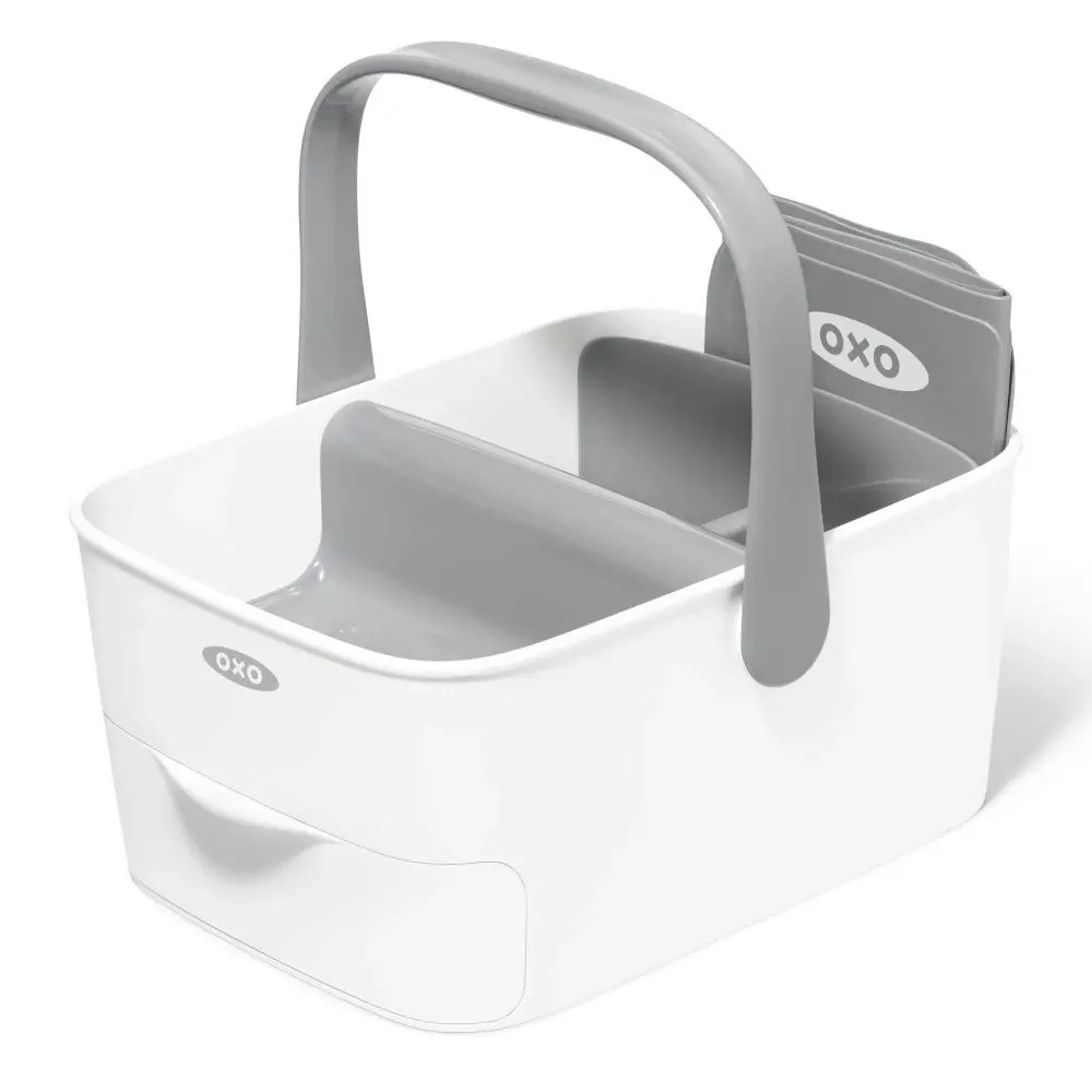 OXO Tot Diaper Caddy with Changing Mat - Grey