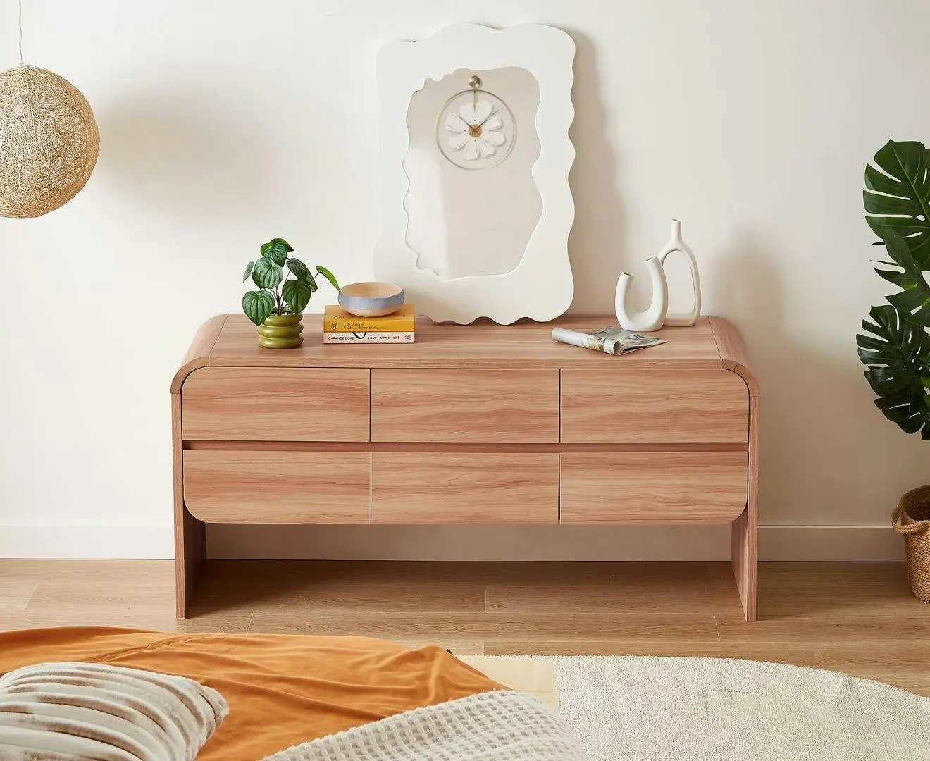 Olga Natural 6 Chest of Drawers