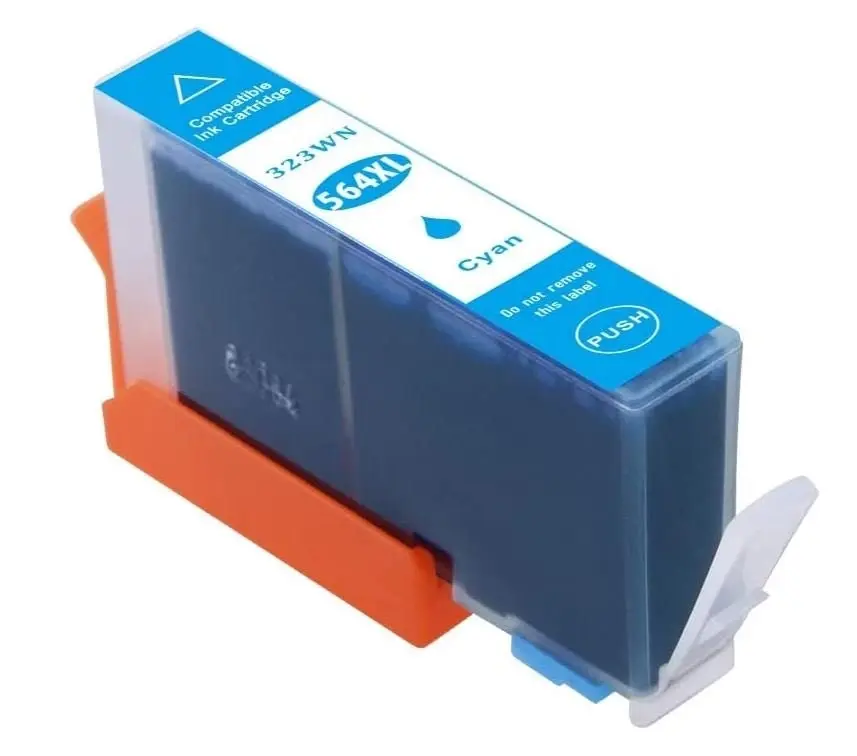 1 x Compatible HP 564XL Cyan High Yield Inkjet Cartridge CN684WA - 550 Pages