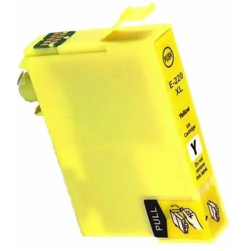 Compatible Epson 220XL (C13T294192) Yellow High Yield Ink Cartridge - 400 pages