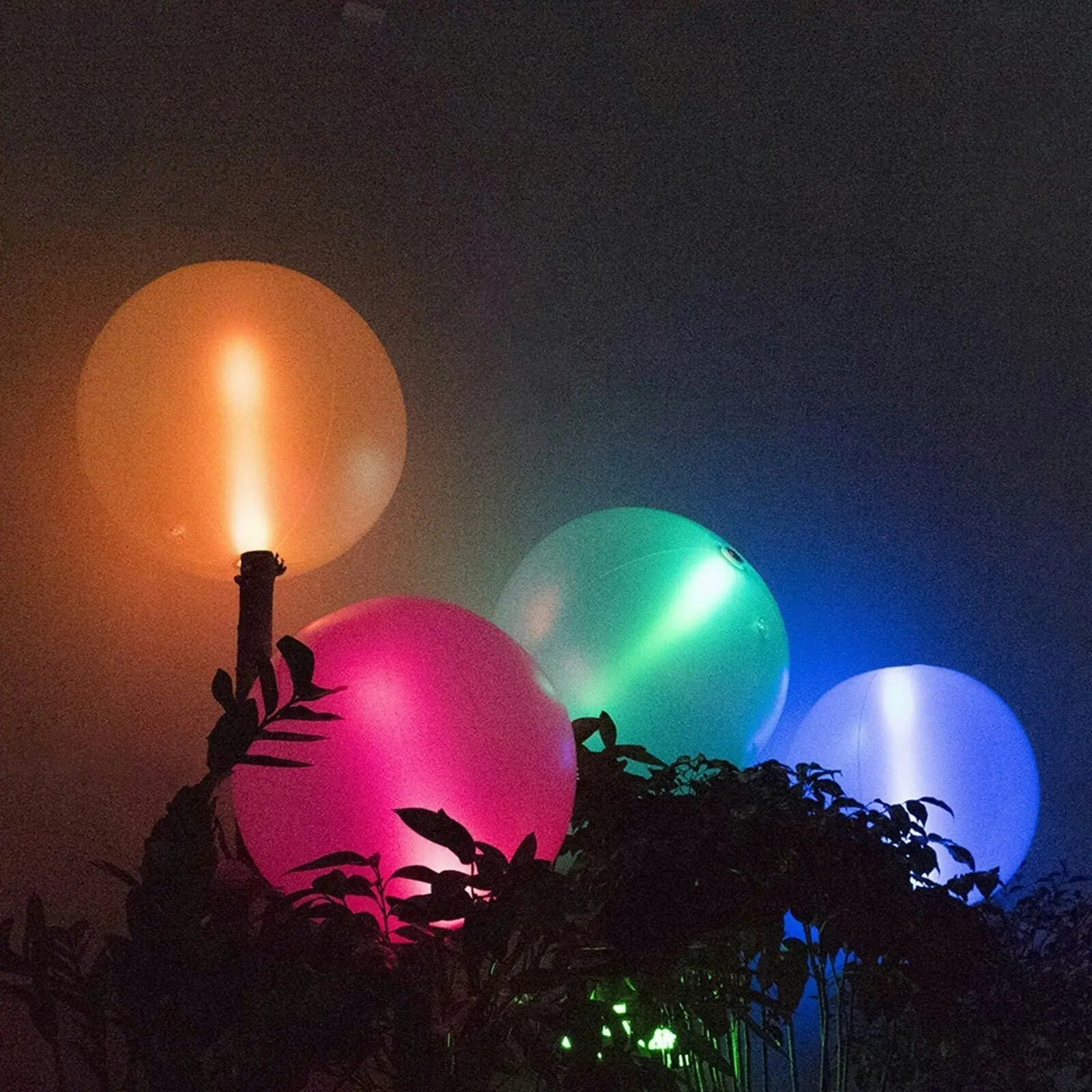 5 Pack Glow Beach Ball Glow Sticks Balls Party Glow in the dark 30cm