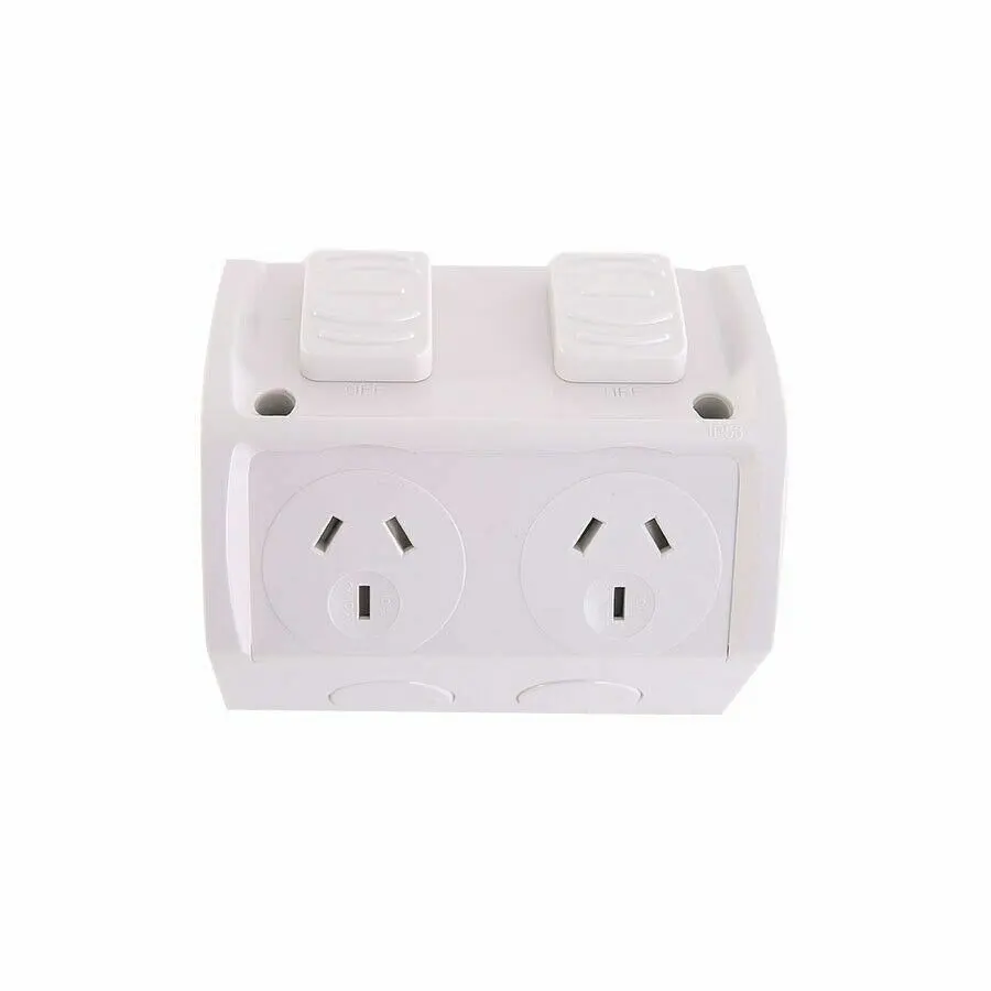 Weatherproof Power Point Outlet Socket Weather GPO External Outdoor 10AMP & 15AMP