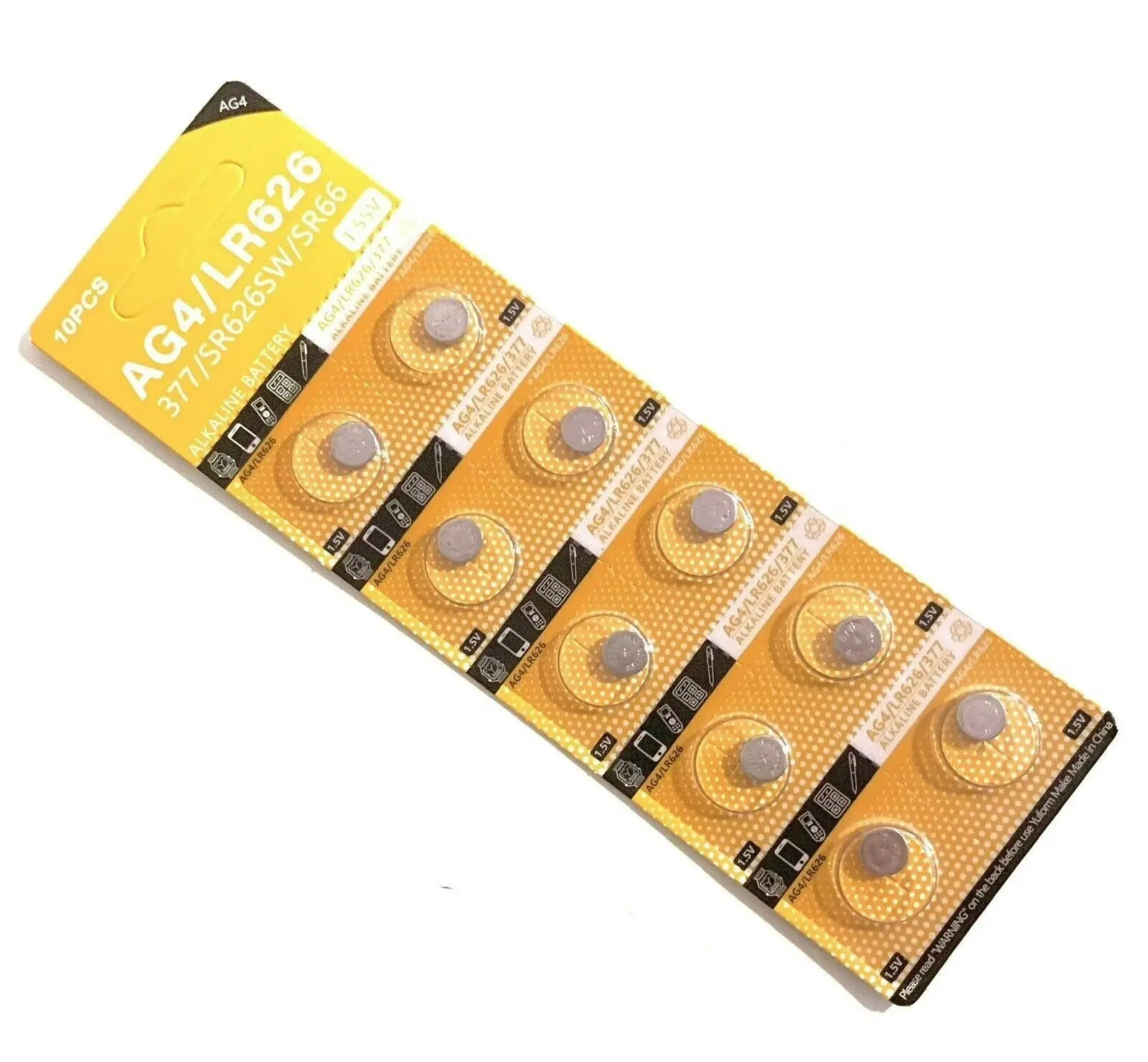 50 Pack AG1/LR621/SR621SW/LR60/364 Button Batteries 1.5V Alkaline Cell