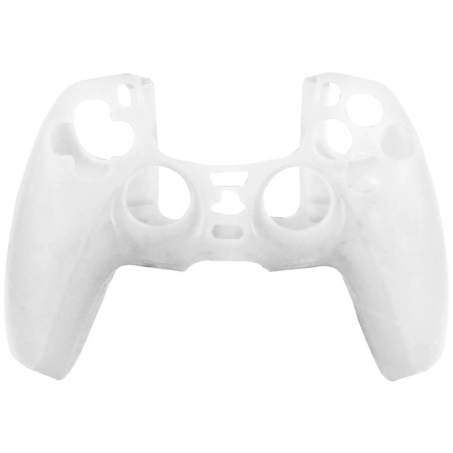 Silicone Cover Compatible For PS5 Controller Case Skin - Clear White Ultra Grip