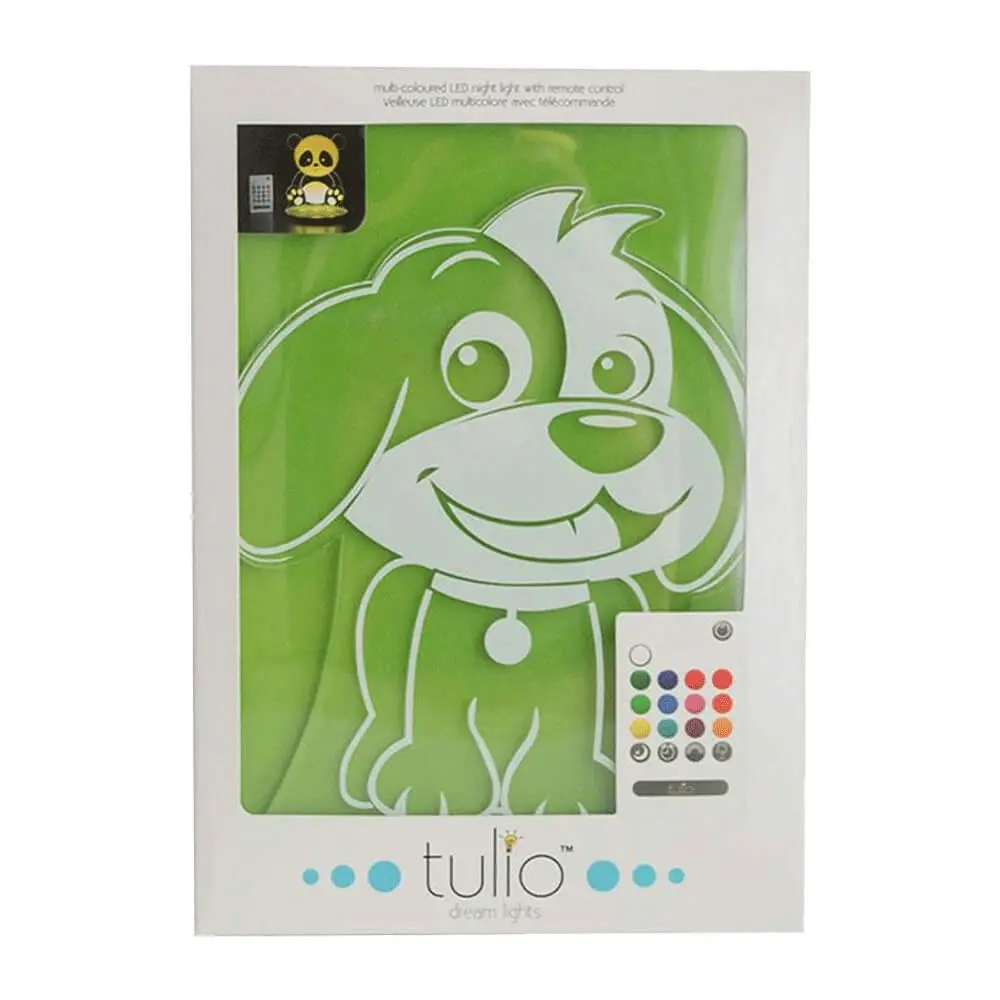 Tulio Dream Lights LED Night Lamp w/ Remote Kids/Children Bedroom 26.5cm Dog