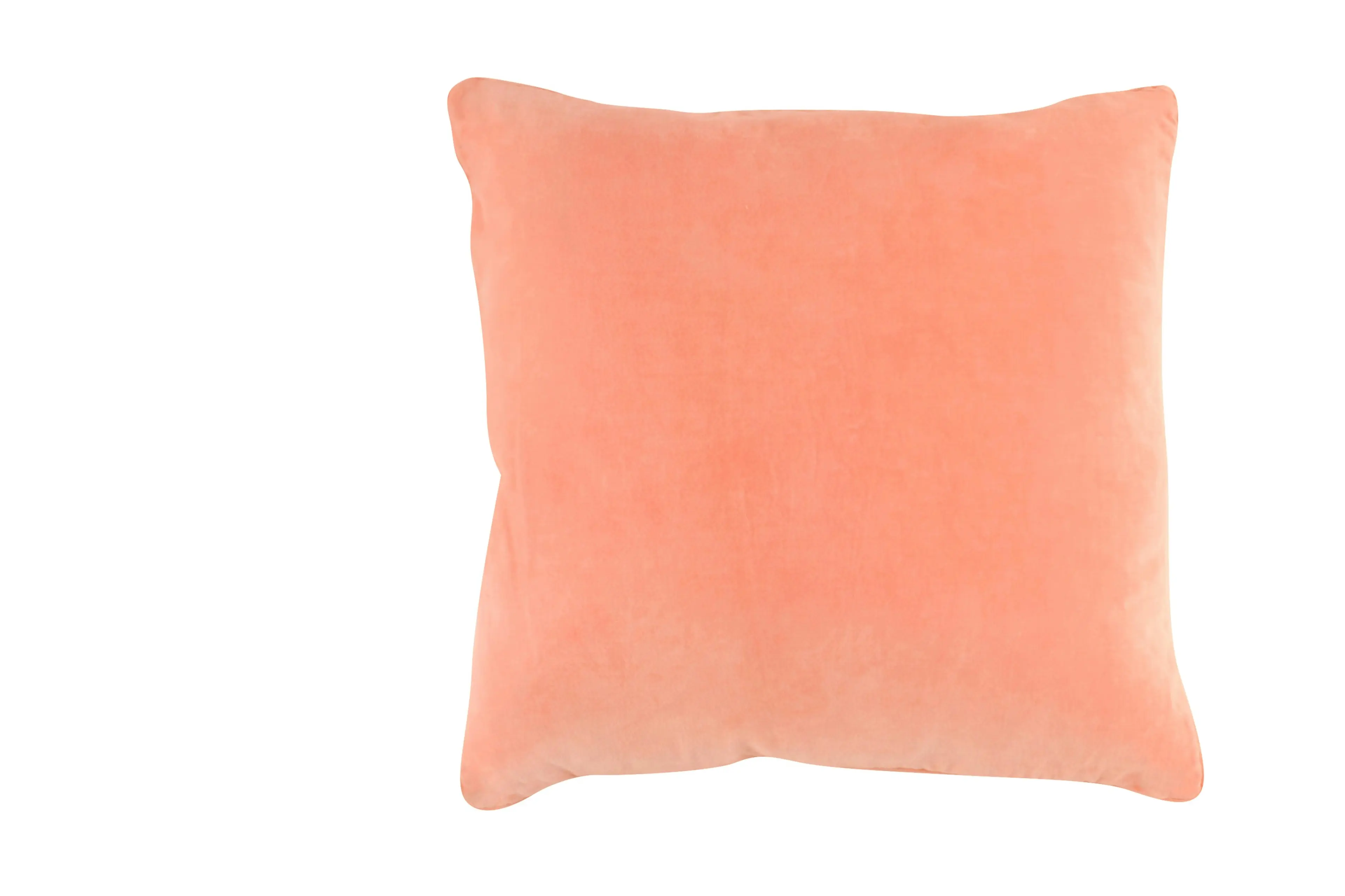 Makenna Velvet Cushion Piping Clay