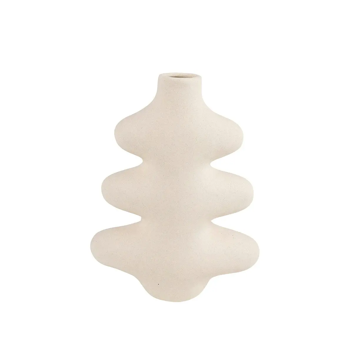 Aliya Ceramic Vase White 26 x 21 x 9cm