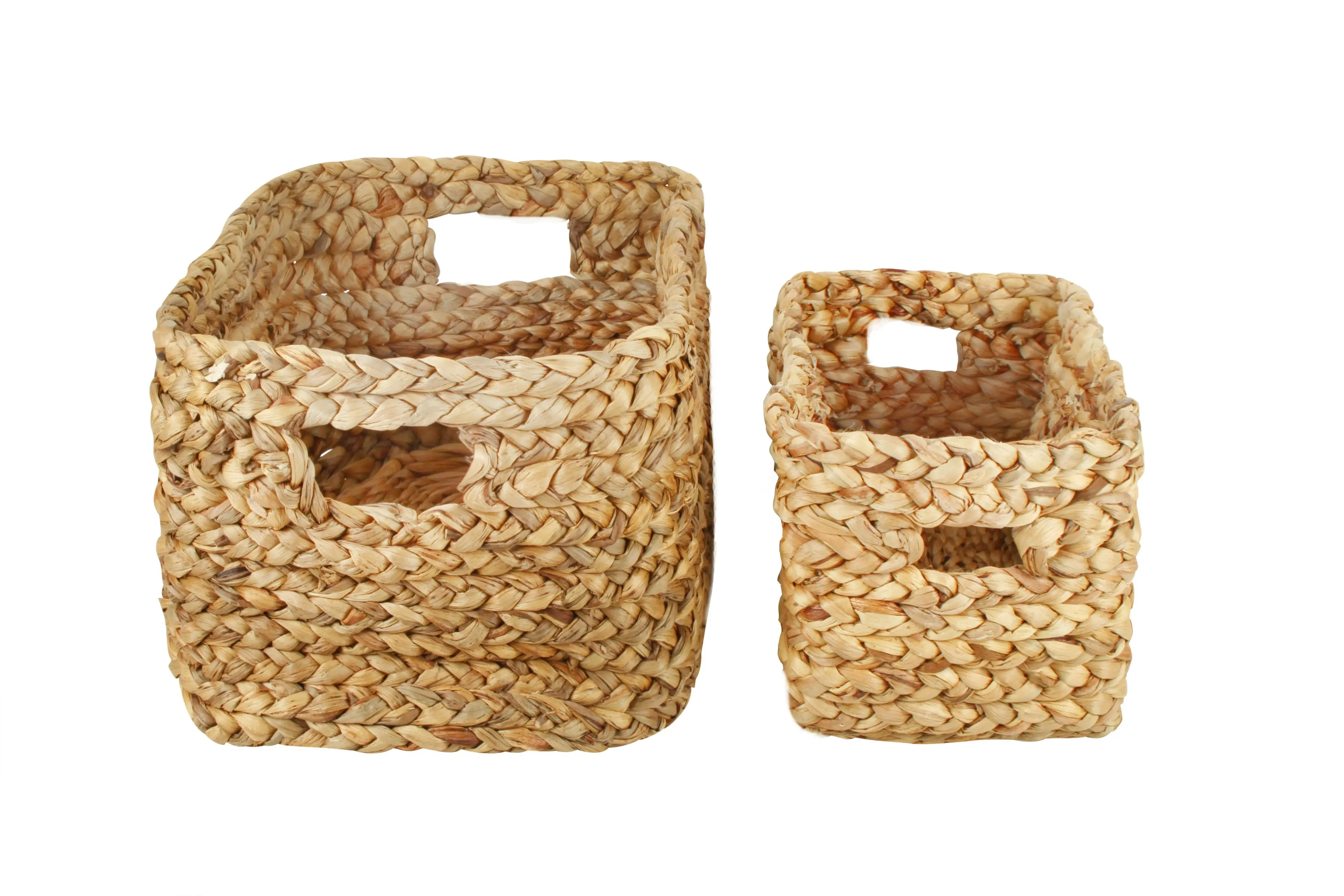 Cariel Set 2 Square Woven Baskets